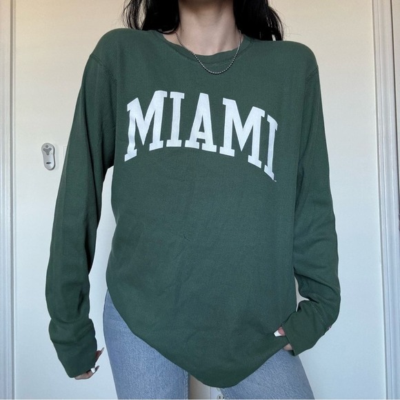 Original league large Miami long sleeve thermal top - Picture 2 of 4